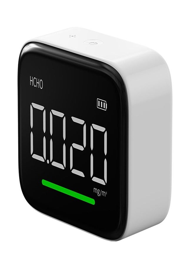 ATuMan Formaldehyde Detector, Dual Platinum Sensor 0.001mg/m³ Accuracy, 4-in-1 Air Quality Monitor for HCHO/Temp/Hum with LED Display, USB-C Rechargeable for Home, Office, Nursery, Post-Renovation - Image 1