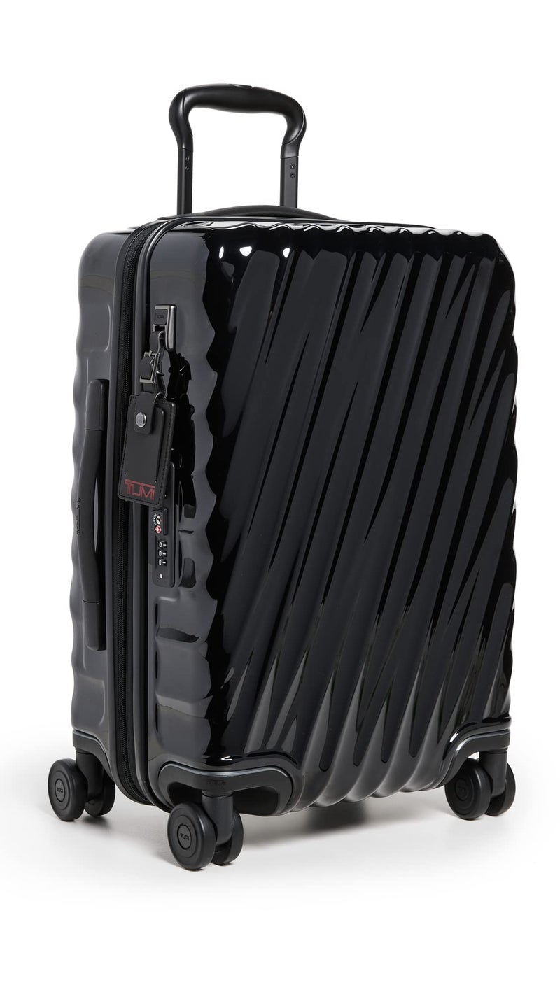 TUMI - 19 Degree International Expandable 4 Wheeled Carry-On - Hard Shell Suitcase - 21.8" X 14.0" X 9.0" - Black - Image 4