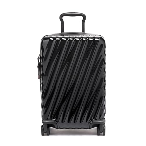 TUMI - 19 Degree International Expandable 4 Wheeled Carry-On - Hard Shell Suitcase - 21.8" X 14.0" X 9.0" - Black - Image 1