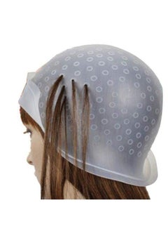 TWIREY Silicone Highlight Cap Hair Colouring Dye Cap With Metal Hook  - Image 2