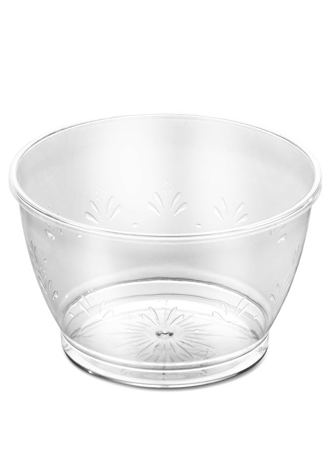 JoyServe Clear Mini Plastic Bowls - (Bulk 400 Pack) 6 Oz Disposable Premium Hard Plastic Dessert Bowls for Serving, Weddings, Catering, Parties, Ice Cream, Salsa, Home or Event Party Supplies - Image 4