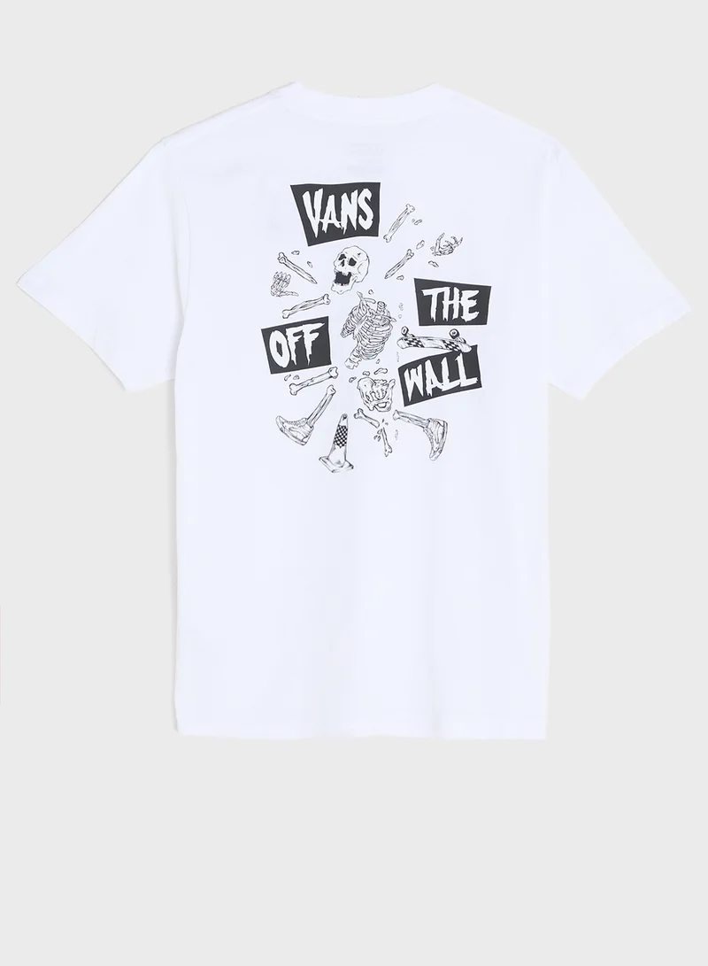 VANS Kids Skeleton Graphic T-Shirt