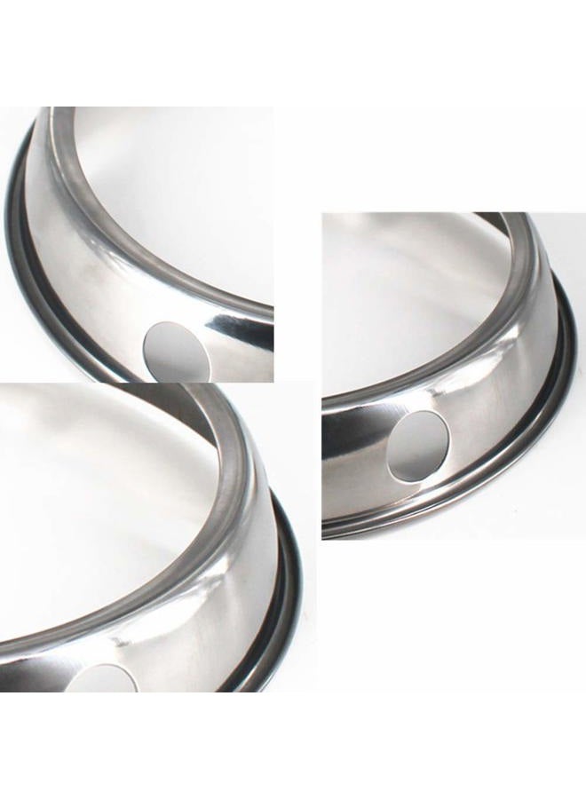 Mooduuty Wok Ring stainless steel Wok Rack 9 Inch Reversible Size for Kitchen Use - Image 2