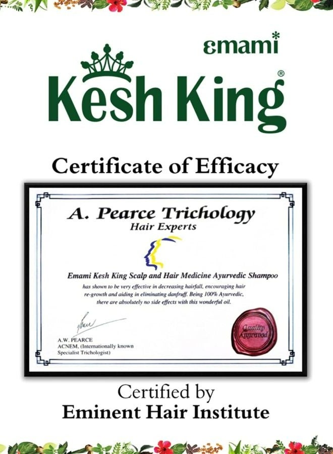 emami Scalp And Hair Medicine Anti-Hairfall Shampoo Green 600ml - Image 3