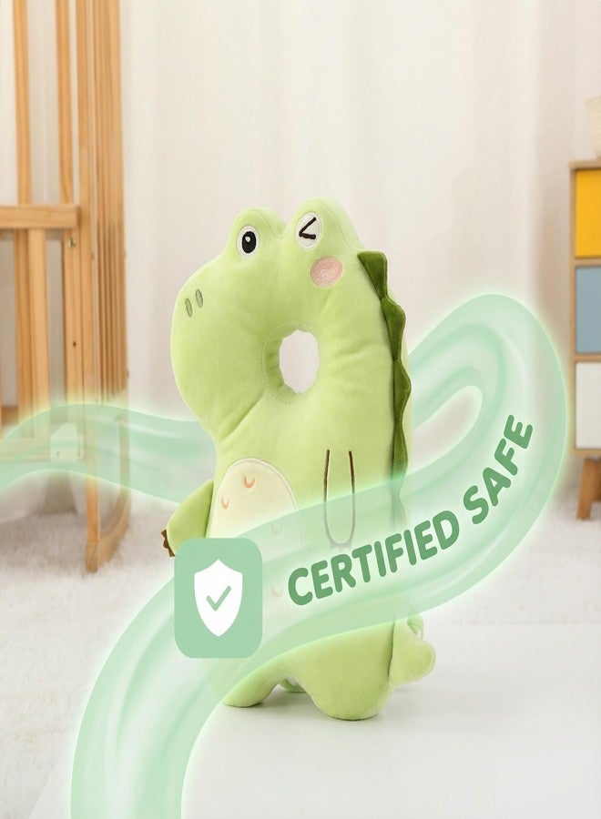 SOZOON Baby Head Protector Backpack - Soft & Lightweight Head Protection Pillow for Bebe Walking and Crawling(Dinosaur) - Image 3