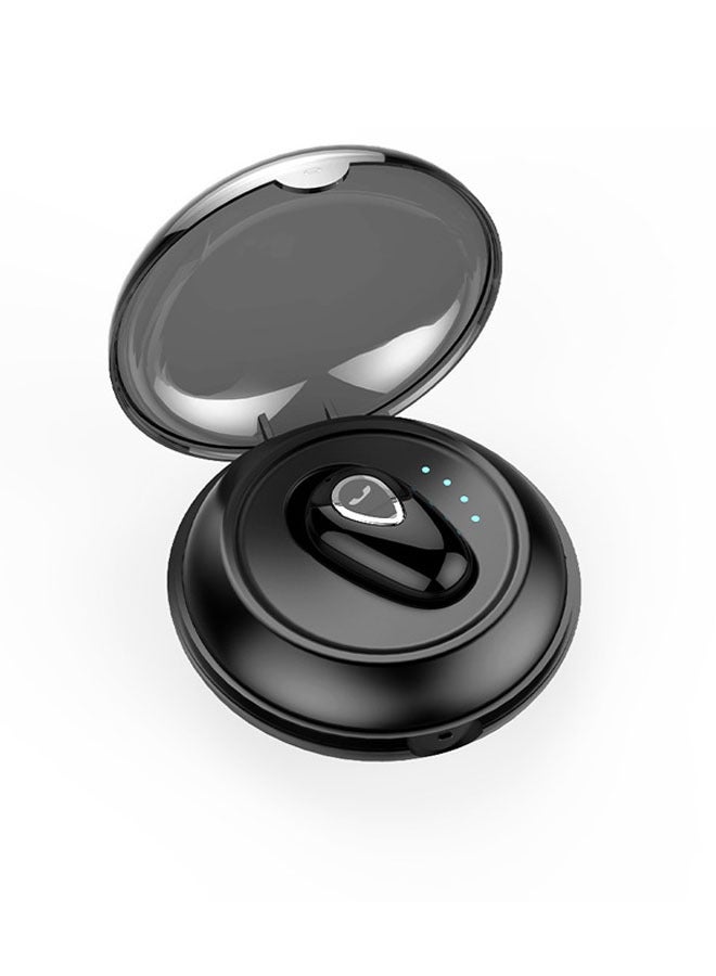 Bluetooth Headphones with Charging Compartment: Wireless In-Ear Mini Sports Invisible Stereo Noise Cancelling Bluetooth Headphones - Image 1