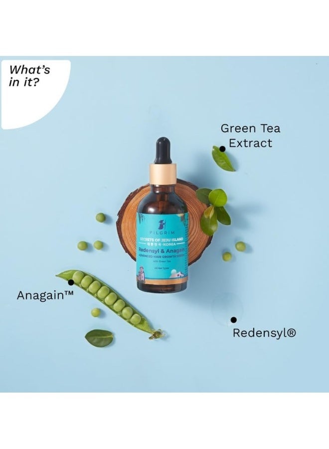 بيلجريم سيروم متقدم لنمو الشعر للنساء والرجال بنسبة 3% ريدنسيل و4% أناغين 50 مل - Image 4