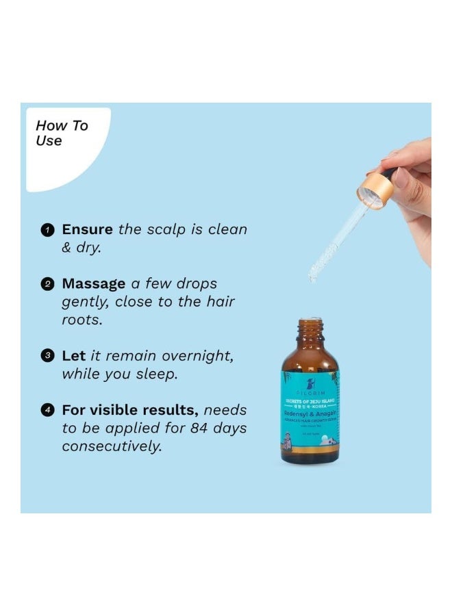 بيلجريم سيروم متقدم لنمو الشعر للنساء والرجال بنسبة 3% ريدنسيل و4% أناغين 50 مل - Image 5