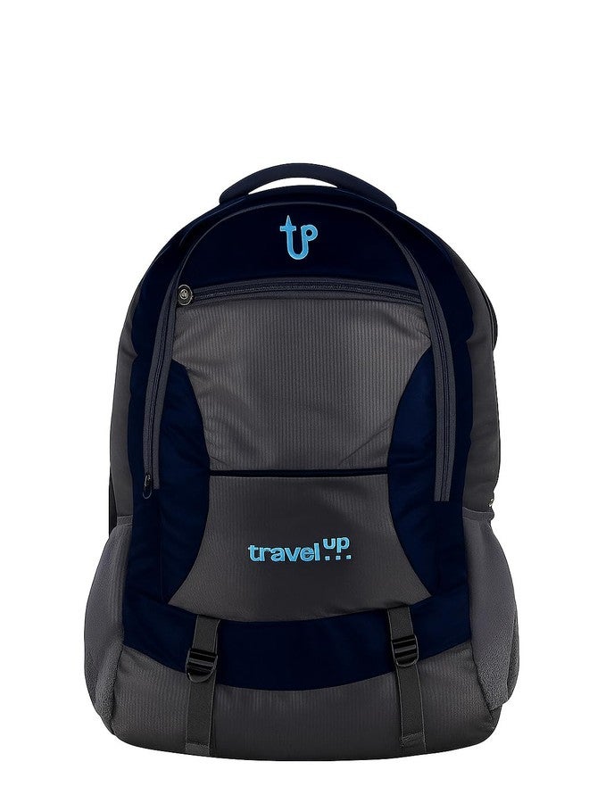 Impulse 5 Compartment Rucksack Bag 60 Litres Travel Bag For Travel Backpack For Hiking Trekking Tourist Bag For Men Venus Blue With 1 Year Warranty - Image 1