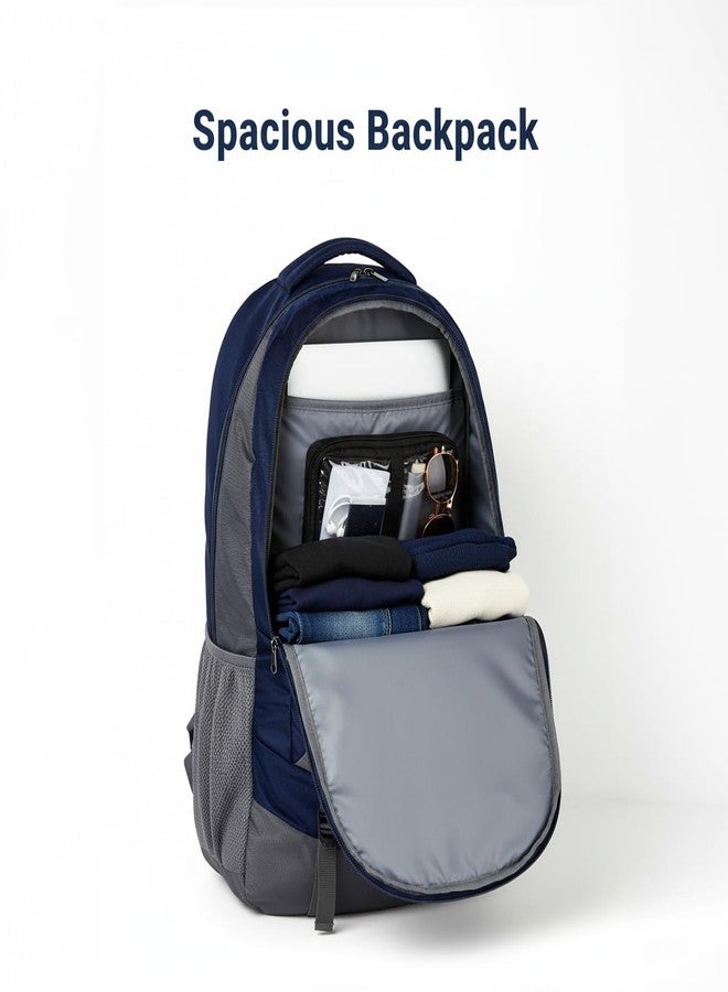 Impulse 5 Compartment Rucksack Bag 60 Litres Travel Bag For Travel Backpack For Hiking Trekking Tourist Bag For Men Venus Blue With 1 Year Warranty - Image 4