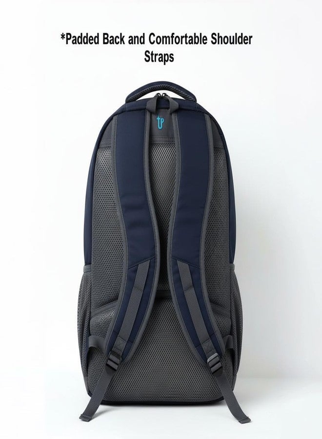 Impulse 5 Compartment Rucksack Bag 60 Litres Travel Bag For Travel Backpack For Hiking Trekking Tourist Bag For Men Venus Blue With 1 Year Warranty - Image 3