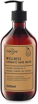 Aldi Lacura Wellness Aromatic Hand Wash Organic Avocado Oil Organic Verbena Leaf Extract 500mL - Image 4