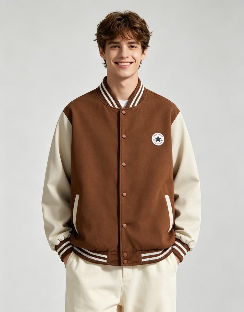 كونفرس Converse سترة ملونة للرجال والنساء بسيطة - Image 5