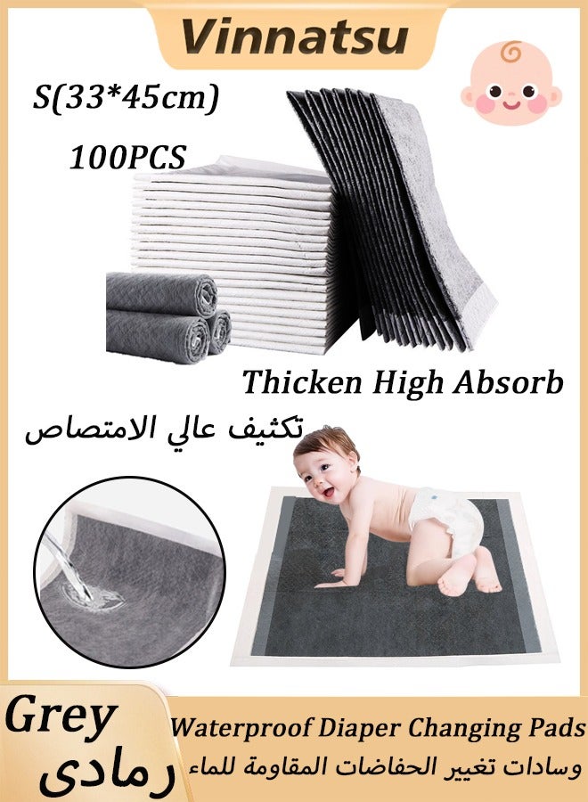 Vinnatsu S/M/L/XL Four Sizes Baby Disposable Bamboo Underpad Seamless Changing Pad Deodorizing Thick Diaper Ventilation Waterproof Leak-Proof Quick Drying  - Image 1