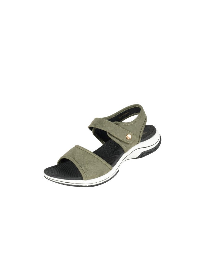 ZAYNA 221-278 Zayna Ladies Casual Sandals 23ABT174 Green - Image 1