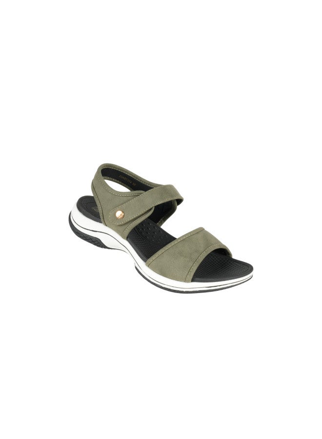 ZAYNA 221-278 Zayna Ladies Casual Sandals 23ABT174 Green - Image 2