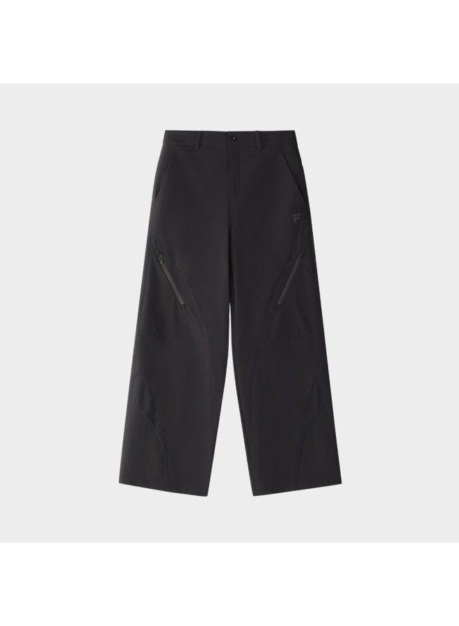FILA [Zhao Lusi Same Style] Women'S Fusion Series Casual Pants Women'S Breathable Cargo Woven Trousers - Image 3