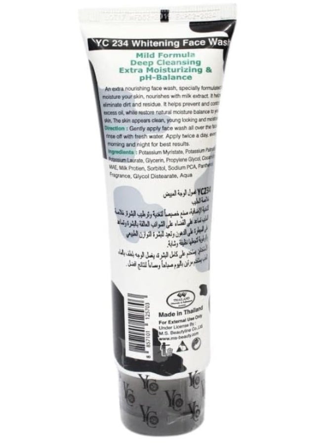 YC Whitening Face Wash With Milk Extract - 100 ml - Image 2