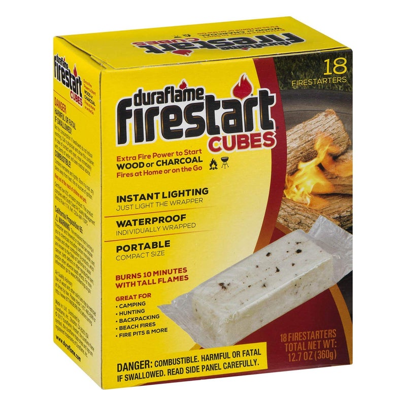 Duraflame Firestart Cubes Firelighters, 18 Pack (1 Pack)