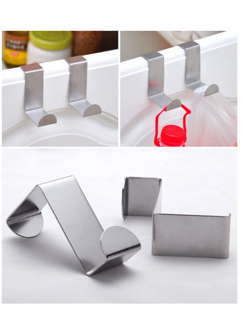 Excefore Bathroom Hook, Towels Over Door Hooks Over Door Hanger for Coat Stand, Towel, Clothes Coat Hooks for Bedroom, Clothes Hangers Helps for Tidy Rooms and Saves, 8PACK - Image 5