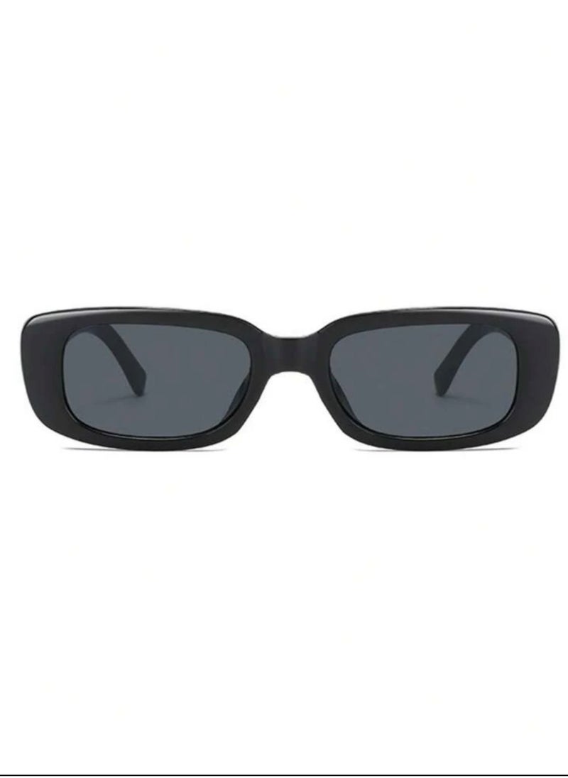 JewelryEveryday - Elegant And Modern Unisex Black Sunglasses - Image 1