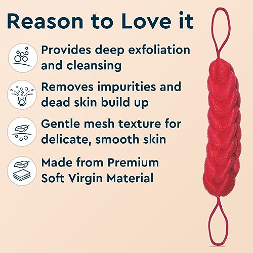 GUBB Back Scrubber For Bathing For Women & Men (Colour May Vary) - Image 4