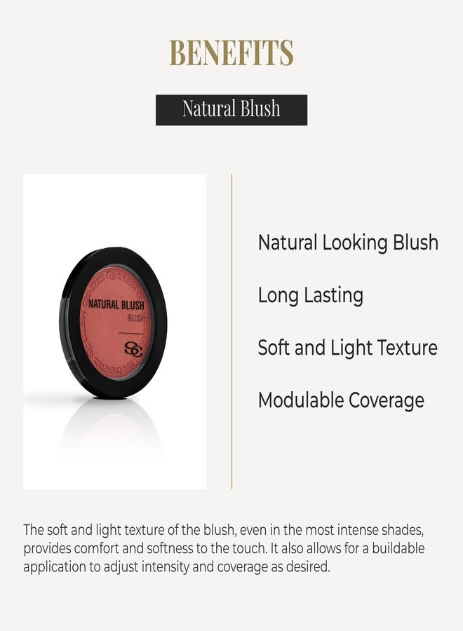 ساليرم سالم - أحمر خدود بودرة مضغوط - أحمر خدود طبيعي - 8 غرام - لون قرمزي - أحمر خدود بمظهر طبيعي - يدوم طويلاً - ملمس ناعم وخفيف الوزن - تغطية قابلة للتعديل - Image 3