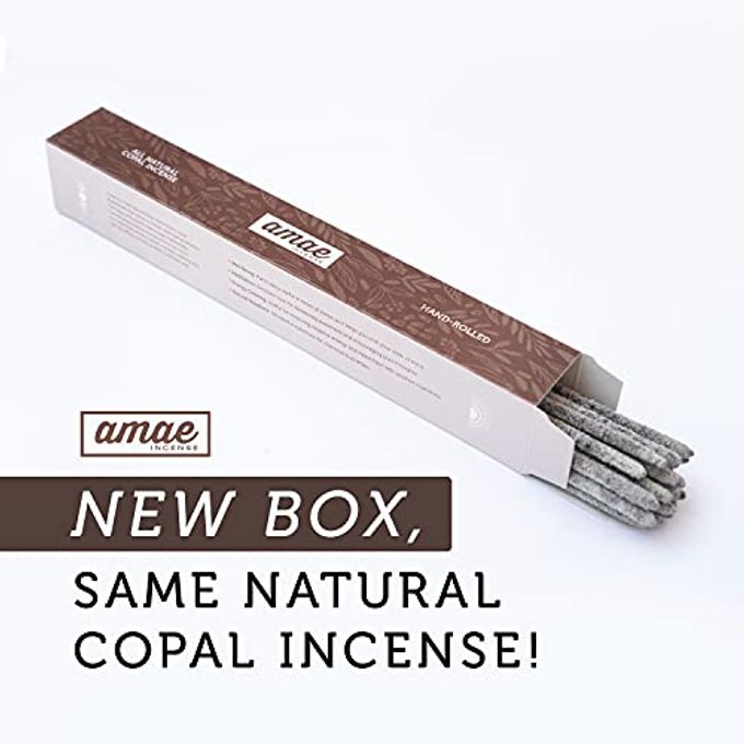 amae INCENSE Authentic 100% White Copal Incense Sticks Thick, Natural Mayan Resin for Spiritual Practices, Meditation, Yoga, Cleansing, Relaxation Smooth Burning, Long Lasting, Handmade in Mexico 40 Sticks - Image 3