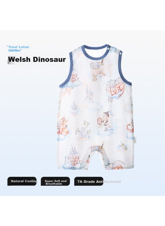 Beptides Beipes Mint Baby Summer Thin Breathable New Home Wear For Boys And Girls Baby Onesie - Image 1
