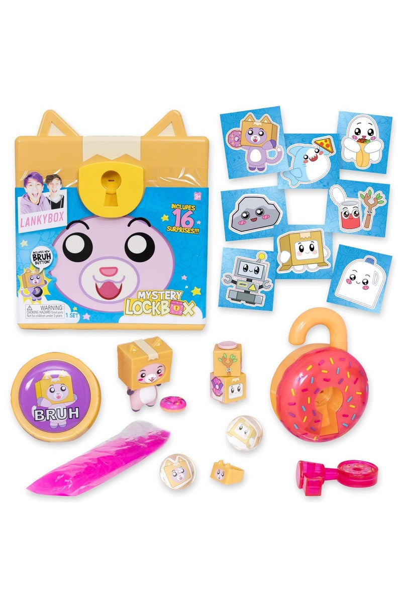 Lankybox Mystery Foxy Lock Box Collectible (Ages 3+) - Image 1