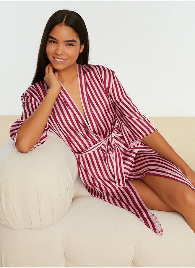 trendyol - Stripe Print Robe - Image 1