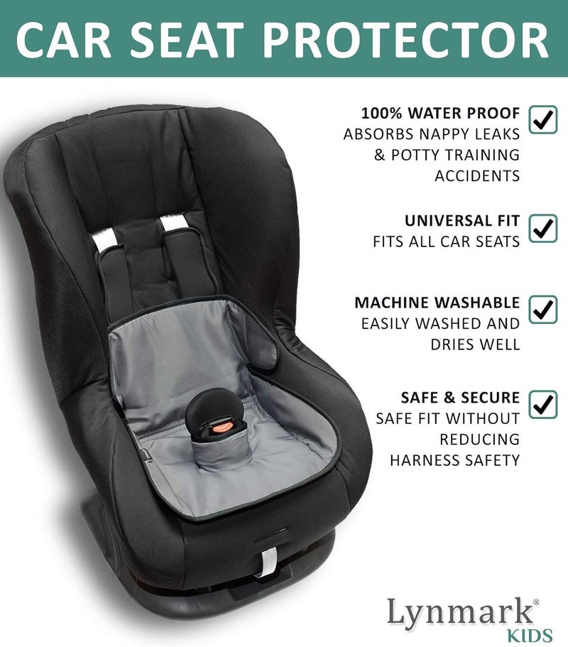 Lynmark Potty Training Car Seat Protector for Baby to Preschooler - Highly Absorbent Piddle Pad for Travel - Image 2