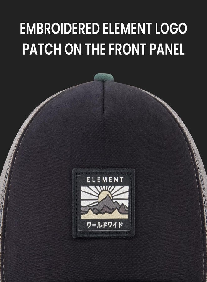 إيليمنت قبعة سائق الشاحنة من إيليمنت، قبعة بيسبول للبالغين بحافة منحنية، أسود، مقاس واحد - Image 3