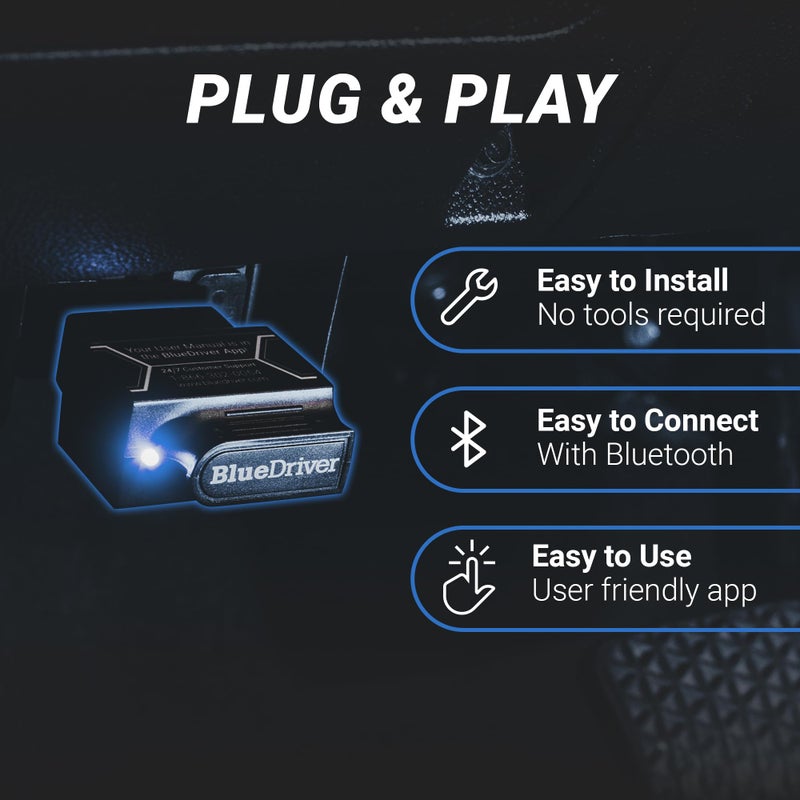 BlueDriver Bluetooth Pro OBDII Scan Tool for iPhone & Android - No Subscription Fee - OBD2 Car Scanner and Code Reader - Diagnose Check Engine, ABS, SRS, Airbag & 7000+ Issues on Vehicles 1996+ - Image 5