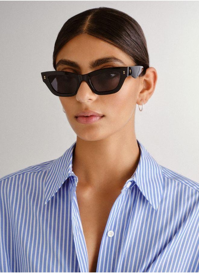Solarized SLIM CAT-EYE Luxury Sunglasses for Men & Women – High Quality Designer Eyewear, UV Protection, Stylish Frames, Timeless Elegance, and Fashionable Eye Shades  - Image 1