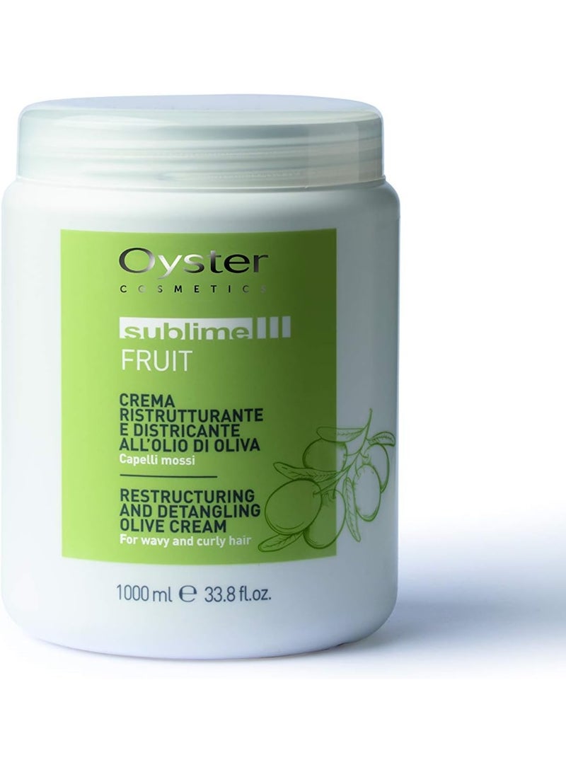 oyster Mask With Olive Oil for Curly Hair Renews the Hair Structure and Rids it of Knots 1000ML