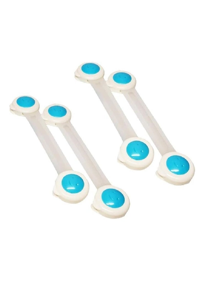 Generic - Baby Proofing Strip for Doors and Cabinets, Multi - Child Safety Locks - 4 Pack - Image 1