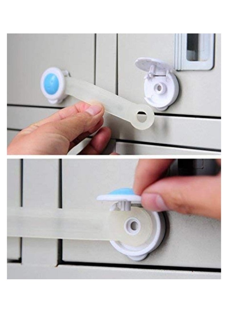 Generic - Baby Proofing Strip for Doors and Cabinets, Multi - Child Safety Locks - 4 Pack - Image 1