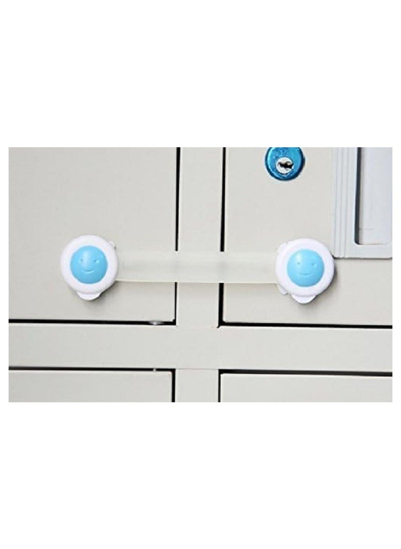 Generic - Baby Proofing Strip for Doors and Cabinets, Multi - Child Safety Locks - 4 Pack - Image 1