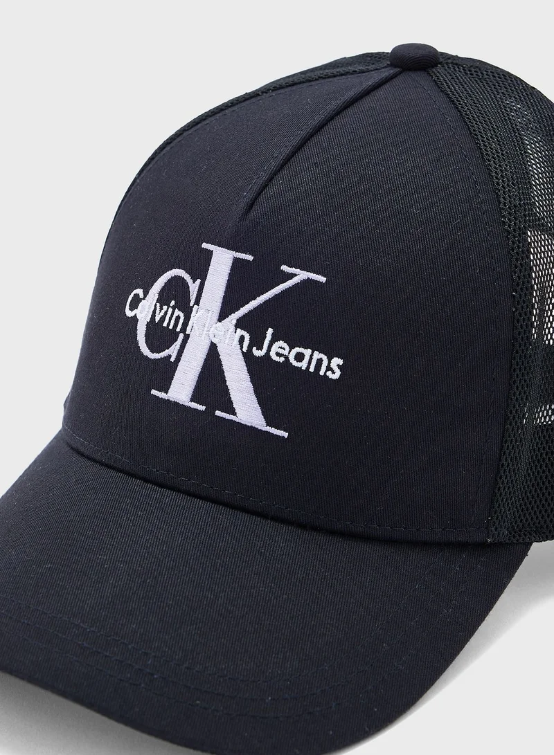 Calvin Klein Jeans Monogram Trucker Cap