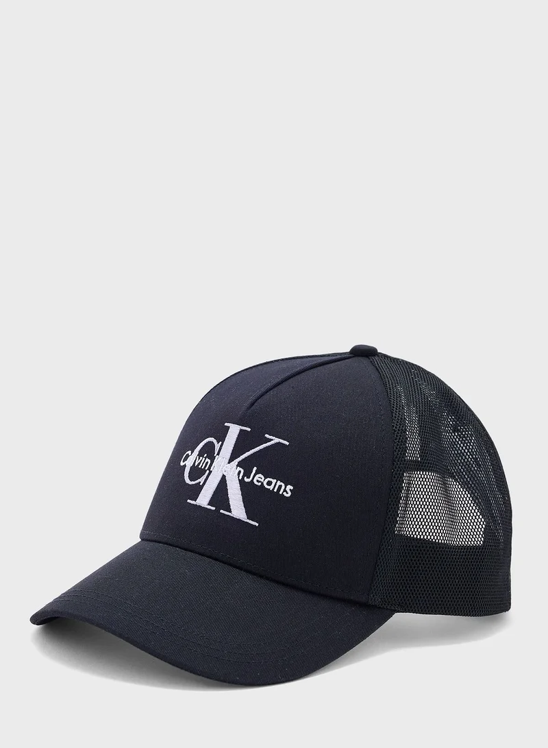 Calvin Klein Jeans Monogram Trucker Cap