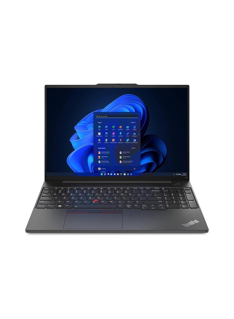 Lenovo ThinkPad E16 Business (Upgraded Version) Laptop 16.0" IPS FHD+ Display (Intel 13th Gen i5-1335U, 16GB RAM, 512GB SSD, Fingerprint Reader, Thunderbolt 4, FHD Webcam, WiFi 6, Win 11 Pro English/Arabic Black - Image 3