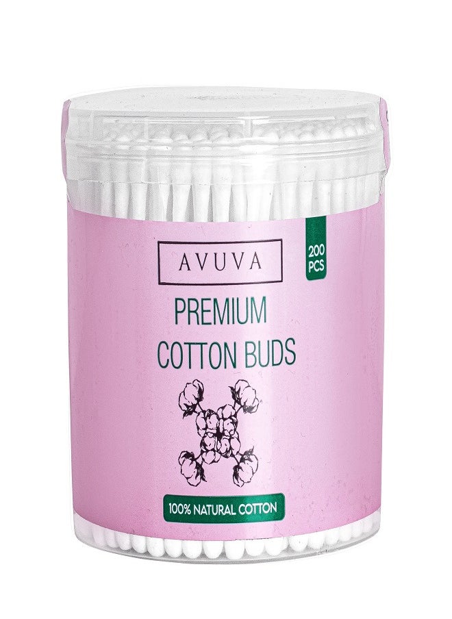 Avuva - Avuva Cotton Buds 200 pcs - Image 1