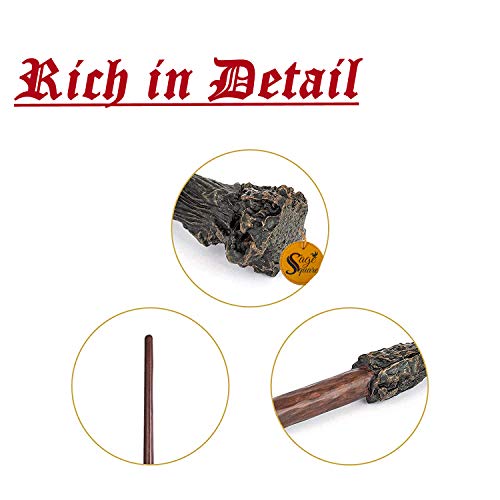 Sage Square Handcrafted Classic Harry, The Boy Who Lived Potter Magic Wand, Wizard Stick, Collectible Cosplay Accessory (34 cm Long, Multicolor) - Image 3