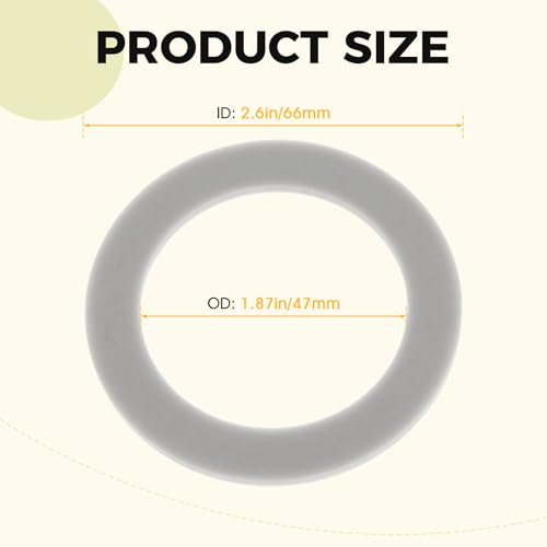 DRELD Blender O-Ring Gasket Seal Rubber Sealing O-Gasket Rings, Replacement for Hamilton Beach (Pack of 3) - Image 2
