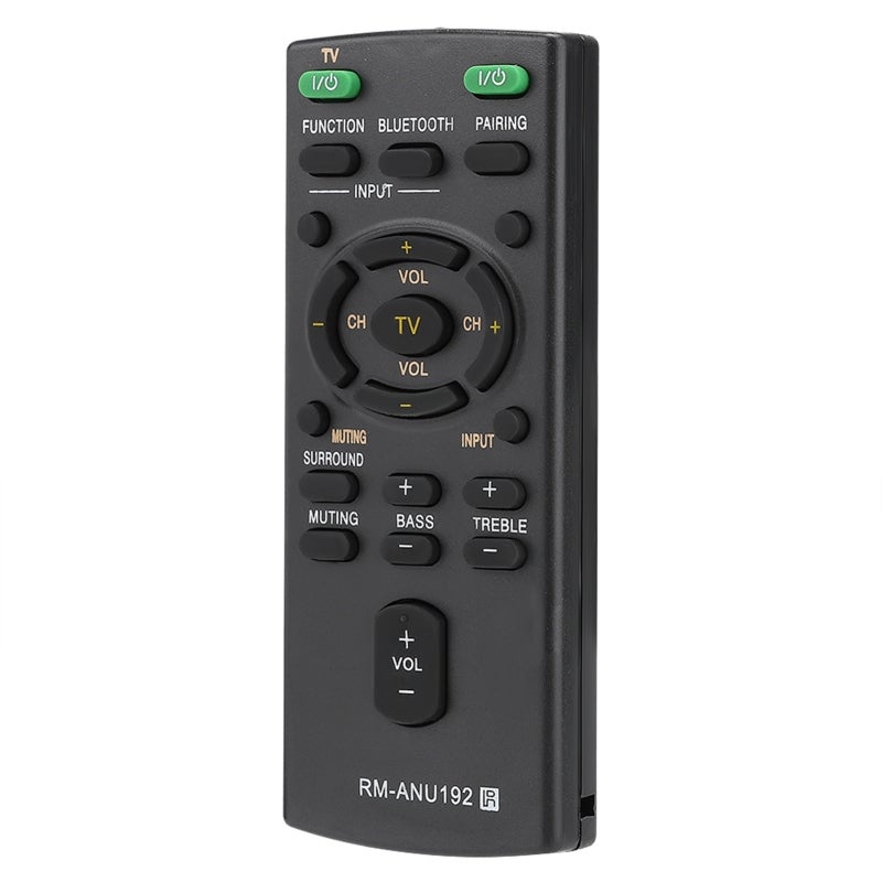 Replacement Remote Control: ABS Material Durable Remote - 8M+ Control Distance Sound Bar Remote for Sony Sound Bar Models SACT60BT, HTCT60BT, SSWCT60 - Image 2