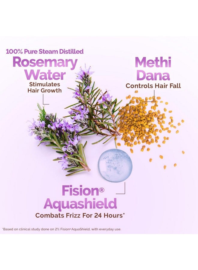 Mamaearth Rosemary Water Anti-Hair Fall Spray With 100% Pure Rosemary Water & Methi Dana 200Ml|Hair Growth,Stronger,Denser Hair|24Hr Frizz Control|Folligen Analupe, Fision Aquashield|Shiny,Smooth Hair - Image 4