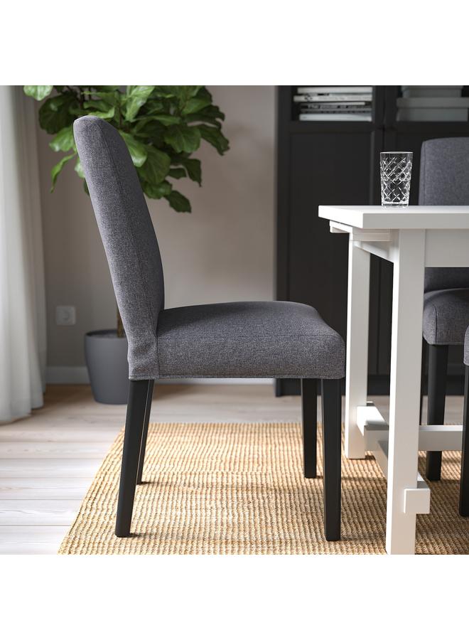 Zaboon Chair, black/Gunnared medium grey - Image 5