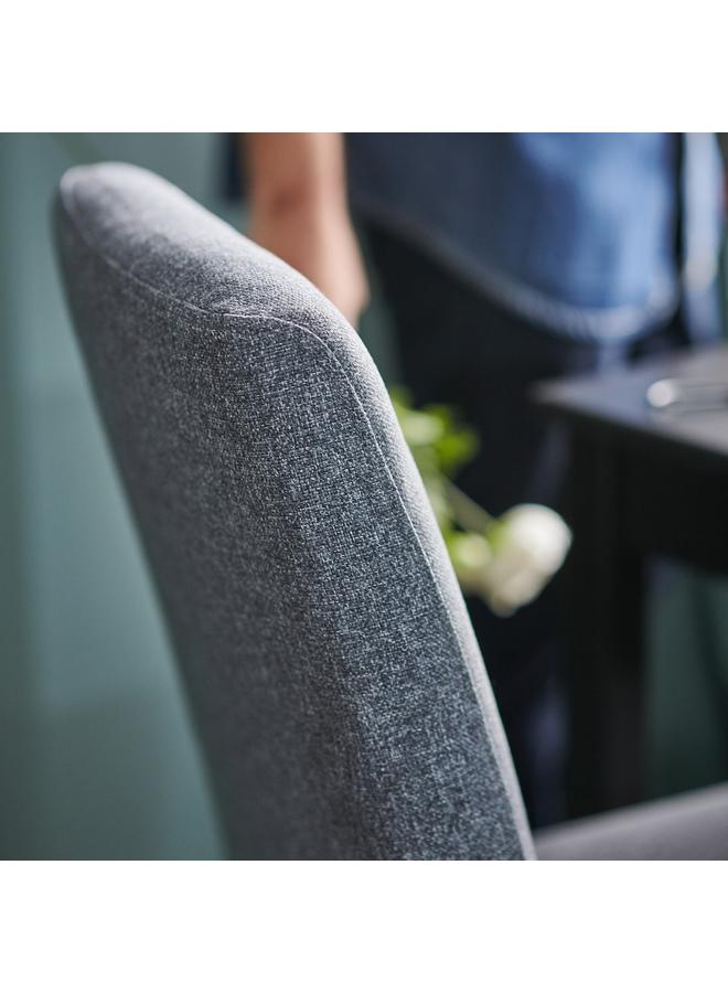 Zaboon Chair, black/Gunnared medium grey - Image 3