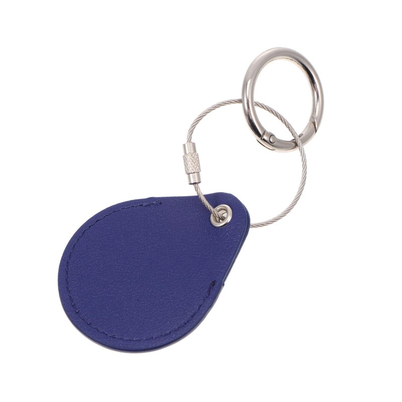 غطاء مفتاح جلد على شكل قطرة ماء خفيف الوزن مقاوم للصدمات والخدوش مع متتبع - Image 2